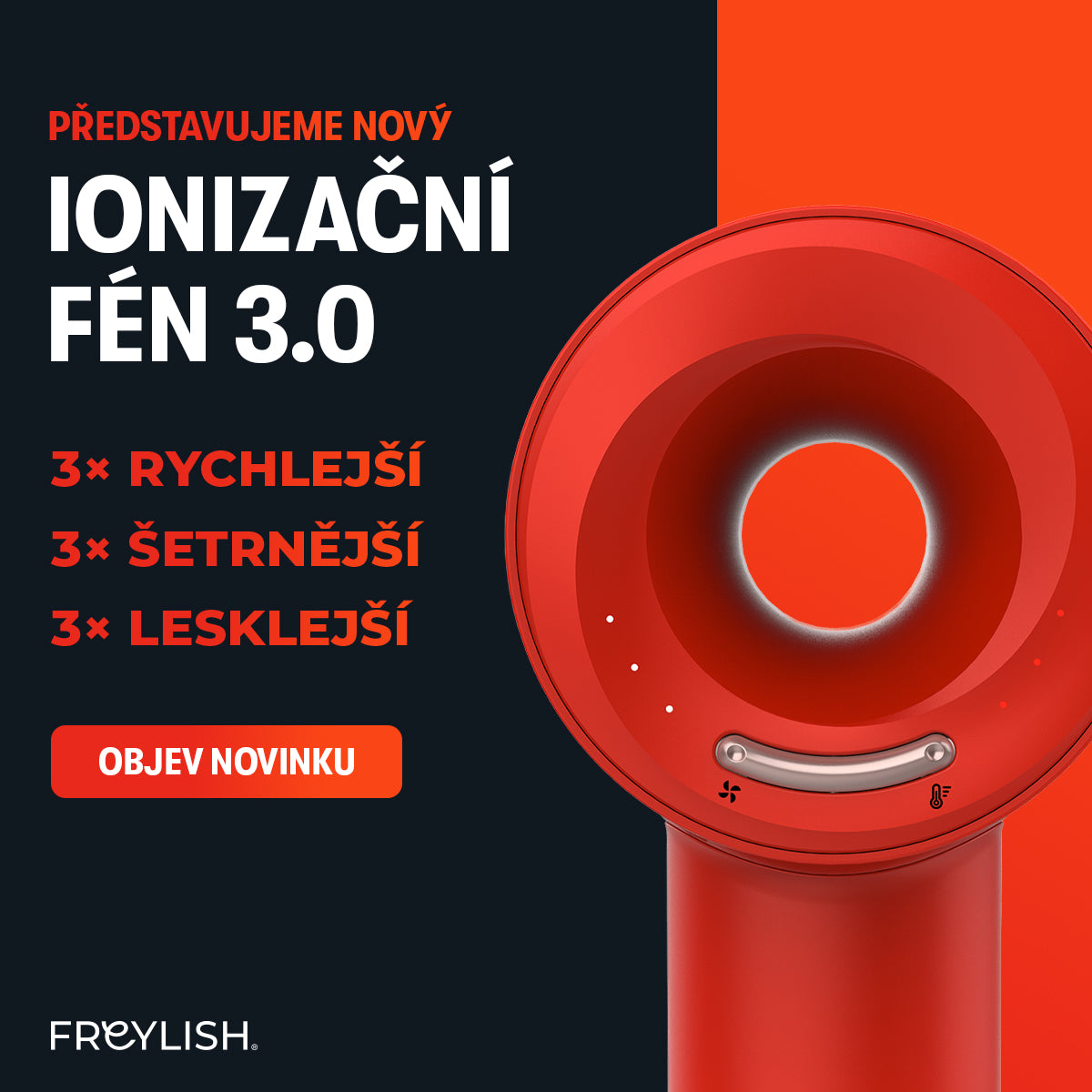RED Ionizační fén 3.0